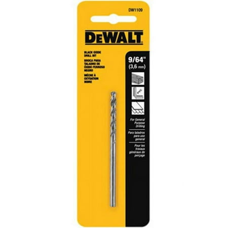 

Black Oxide Split Point Drill Bit No DW1109 Dewalt Accessories PK5