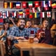 thumbnail image 2 of 2024 Euro Football Championship Bunting Flags 24 Teams 7 Meters/Pack, 2024 European Cup Country Flags Banners For Garden, Bar, Party, Office, 2 of 5