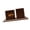 Brown, variant on Smart Wood LED Alarm Clock With Voice Control Pen Holder Temperature Date Display And 3 Alarms