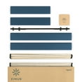 thumbnail image 4 of Zinus Curtis 13" Upholstered Platform Bed Frame, Navy, King, 4 of 12