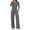 Gris Foncé, variante sur sageysalite Ensembles 2 Pcs pour Femmes Décontractés à Manches Longues Légers à Col Ras du Cou Chandail à Enfiler Vêtements de Détente Tenues de Détente d'Automne Survêtements avec Poches