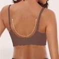 thumbnail image 3 of Kixjoy Wireless Bras for Women Seamless Push Up Plus Size Jelly Bra Adjustable Full Coverage Comfortable Bra Breathable Sports Supportive Underwear for Women, Gray 38, 3 of 3