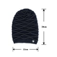 thumbnail image 3 of Xfvqtps Mens Beanie Slouchy Star Print Knitting Crochet Thick Stripes Sport Style Vintage Stretch Windproof Coldproof Outdoor Fall Winter Warm Soft Skull Cap Khaki, 3 of 3