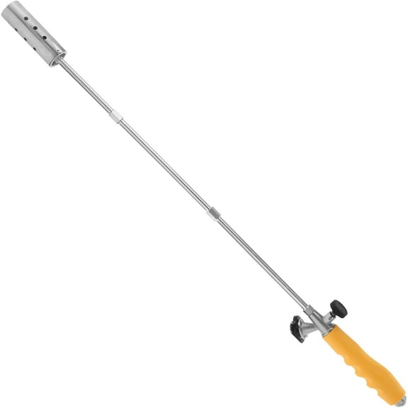 Yoqb Weed Burner, Weed Terminator Torch, 3 Stage Stainless Steel Weed Flame Torch, Removable Grill Torch Charcoal Starter for Outside Weeding, Roofing, Snow Melting, Charcoal Starter A110