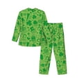 thumbnail image 2 of Bingfone Men'S Pajama Set 2 Piece Loungewear Pjs, Long Sleeve With Pajama Pants-St Patrick'S Day, 2 of 9