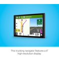 thumbnail image 4 of Garmin Dezl OTR610, Navegador GPS para Camiones Extragrande y Fácil de Leer de 6", Rutas Personalizadas para Camiones, Imágenes Satelitales Ojo de Pájaro con Tarjeta Micro SD de 8 GB, Adaptador USB pa, 4 of 7