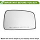 thumbnail image 2 of Reemplazo de vidrio del espejo derecho sin calefacción Unique Bargains Door Wing con placa de respaldo No. 876211F000/876211F301 para KIA SPORTAGE 2005-2010, 2 of 6