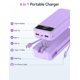 thumbnail image 2 of Power Bank aonidi 20000 mAh ligero con cables integrados, 2 of 9