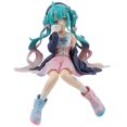 thumbnail image 2 of Estatua de Hatsune Miku de Anime, modelo de estatuillas de cantante Virtual de Manga, juguetes de escritorio de computadora, decoración de pasteles, juguetes lindos, Original, nuevo, 14cm Fivean unisex, 2 of 2