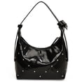 thumbnail image 3 of Bolso Hombro para Mujer Con Lazo Hobo Cuero PU (Plata), 3 of 9