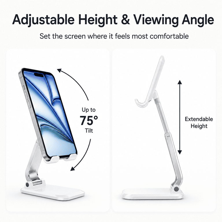 Adjustable Tablet and Phone Stand for Desk photo 6