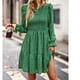 thumbnail image 2 of Vestido de mujer Nikou de cuello redondo manga larga corte A S M L XL, 2 of 6