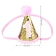 thumbnail image 3 of KAKOWELY 1 gorro de cumpleaños para bebé, accesorio para fotos, accesorios para el cabello, gorro con purpurina (dorado, un año), 3 of 4