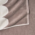 thumbnail image 3 of Beautiful by Drew Barrymore 6-Piece Scallop Bath Towel Set, Soft 100% Cotton, Taupe, 3 of 4