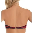 thumbnail image 4 of Tommy Bahama AIR KISS RED Sea Swell Tie-Front Bandeau Bikini Swim Top, US Medium, 4 of 4