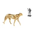 thumbnail image 1 of Figura de guepardo,Figura de guepardo dorado,adorno de escritorio moderno,Figura de escritorio,Estatua de caballero,arte,artesanía,coleccionable,escritorio,oficina,Figura decorativa,pieza de, 1 of 8