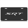 SRT Carbon Fiber Look 12" x 6" Aluminum License Plate for Dodge Jeep Chrysler