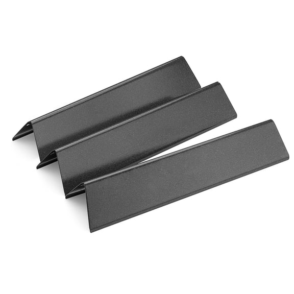 7635 15.3" Flavorizer Bars for Weber Spirit I & II 200 Series, E210 S210 E220 S220 Gas Grill with Front Control Knobs,Set of 3 Porcelain-Enameled Heat Plates Replacemen