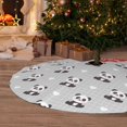 thumbnail image 6 of Yiaed Panda Bear Print Christmas Tree Skirt , Tree SkirtsTree Mat for Christmas Winter Holiday Indoor Decorations-30", 6 of 7