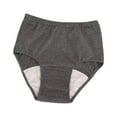 thumbnail image 2 of facefd Soft Men Incontinence Underwear Urine for Sleeping Long Time Driving Adult Dark Grey M, 2 of 9