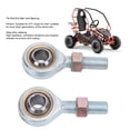 thumbnail image 3 of Tie Rod End Ball Joint Bearing, 2Pcs Steel Alloy M10 Easy Installation Tie Rod End Joint Bearing  for Quad Go Kart, 3 of 7
