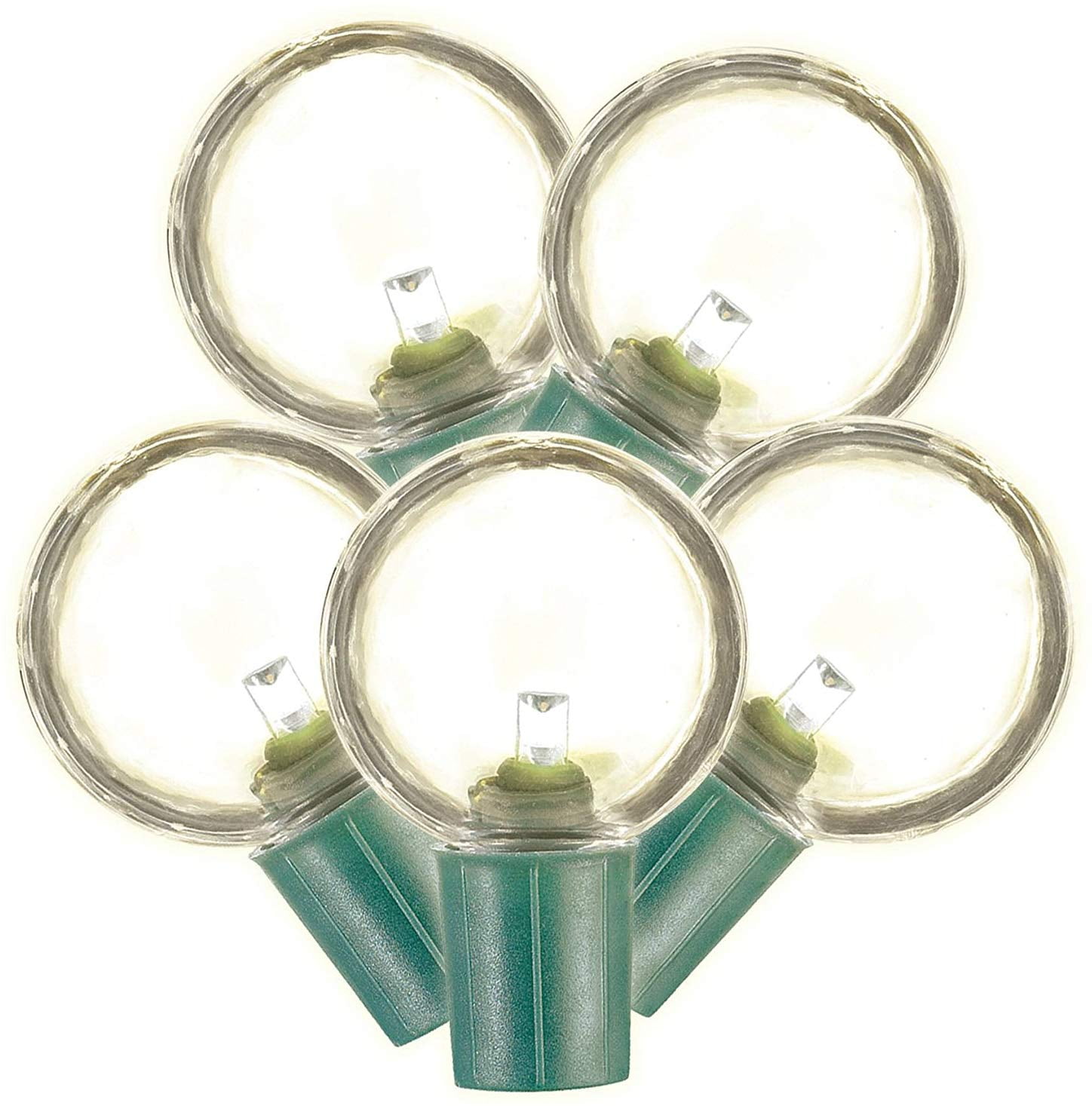 Philips 60ct christmas led faceted sphere string lights warm white deals