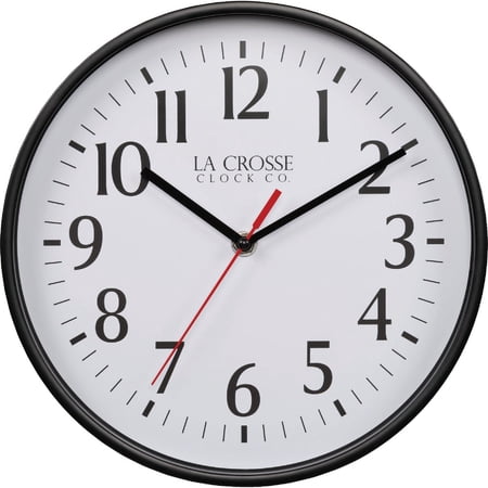 La Crosse Technology Quartz Wall Clock - Arabic Standard Dial - Multicolor — Residential Use, Standard Application