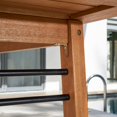 thumbnail image 3 of Gloucester Outdoor Patio Wood Dining Table, 3 of 4