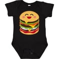 thumbnail image 3 of Inktastic Hamburger Kawaii Boys or Girls Baby Bodysuit, 3 of 5