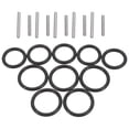 thumbnail image 4 of 10 Sets Wrench Retainer Rings with O-ring Compatible With Electric Wrench Pneumatic Wrench Hand Tool and Home Improvement Tool Black, 4 of 9