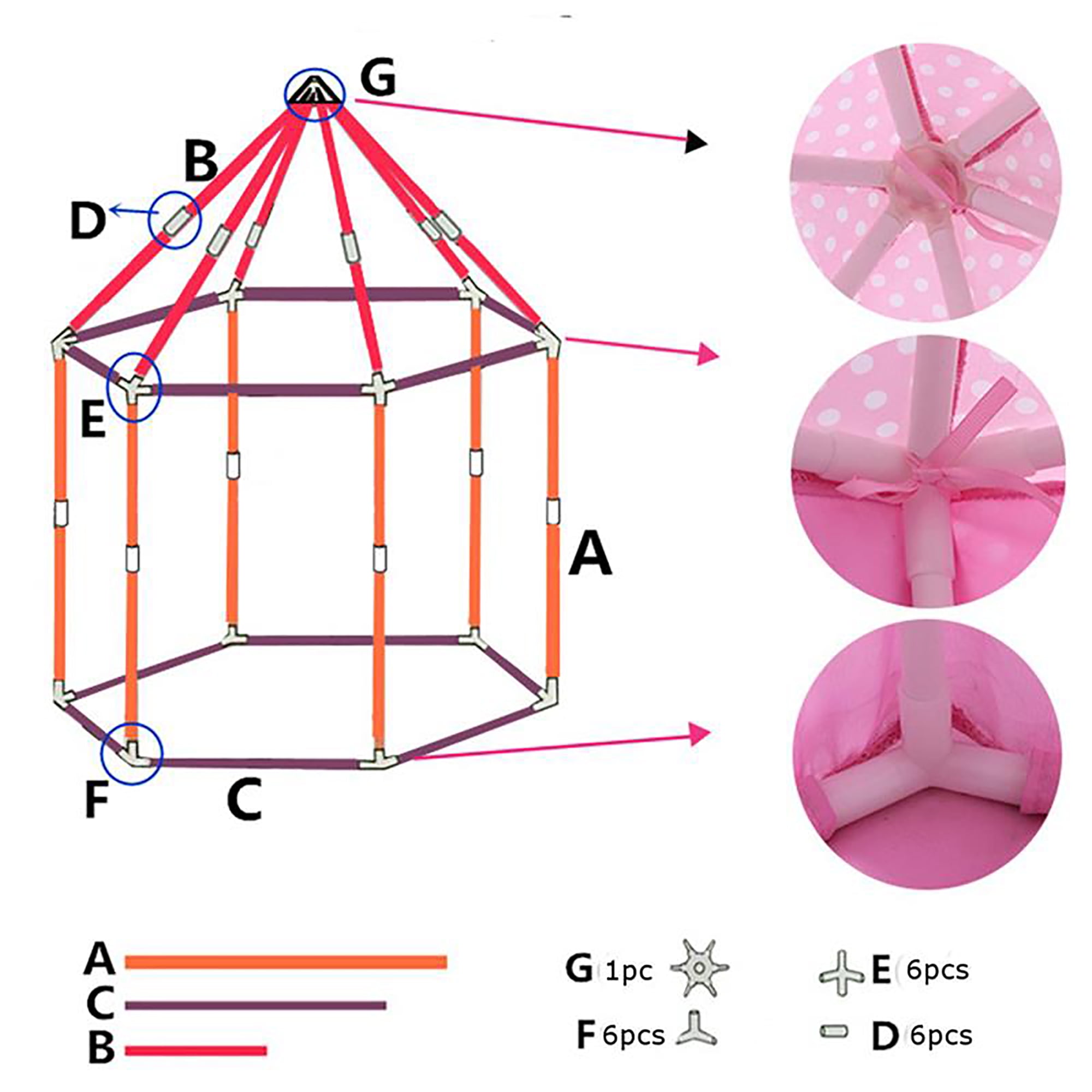 Princess castle tent store walmart