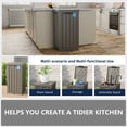 thumbnail image 4 of EAST OAK 31 Gallon Outdoor Trash Can Outside Trash Bin Waterproof Resin Garbage Can for Patio Kitchen Backyard, Gray, 4 of 6