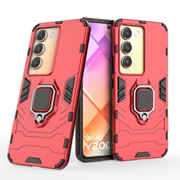 Funda para VIVO Y200E 5G con Soporte Anillo Giratorio 360° y Protección Resistente a Golpes y Caídas