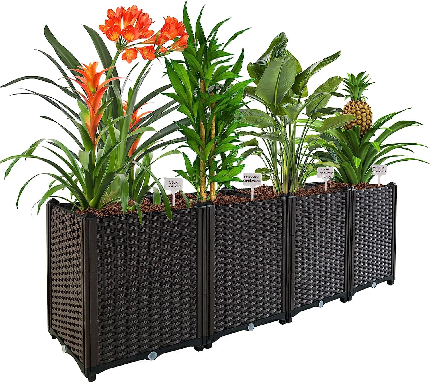 GUAIPOU Raised Garden Bed with Legs Planters for Large planters Outdoor