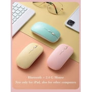 Touch Keyboard Case for Samsung Galaxy Tab S10 FE/ S9 FE 5G 10.9 Inch/Tab S9 11 Inch, with Mouse - Magnetically Detachable Touch Bluetooth Keyboard