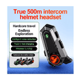 thumbnail image 5 of Intercomunicador Motocicleta Para Casco C9 Bluetooth 5.3 negro linea verde, 5 of 5