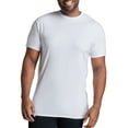 thumbnail image 3 of Fruit of the Loom Premium Tall Men's Breathable Crew Undershirts, 3-Pack, 3 of 8