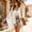 Beige, variant on Zigzag Strip Crochet Open Front Tassel Poncho Shawl Women Sleeveless Plain Multi Color Casual Vacation Outerwear Rose Gold One Size