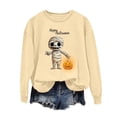 thumbnail image 2 of Heisall Womens Sweatshirts 2025 Autumn Winter Round Neck Halloween Print Long Sleeve Tops Fashion Casual Hoodie-Free Sweatshirts, 2 of 4