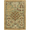thumbnail image 3 of SAFAVIEH Antiquity Trafford Geometric Wool Area Rug, Light Blue/Gold, 9' x 12', 3 of 8
