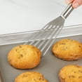thumbnail image 4 of Prep Solutions Flexi-Turner Stainless Steel Slotted Kitchen Spatula, 4 of 8