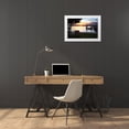 thumbnail image 4 of Alan Hausenflock 32x23 White Modern Wood Framed Wall Art Titled - Sunset on Shinn Creek I, 4 of 5