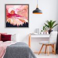 thumbnail image 2 of Stupell Industries Dawn In The River Gray Framed Floater Canvas Wall Art design by Mia Charro, 25 x 25, 2 of 9