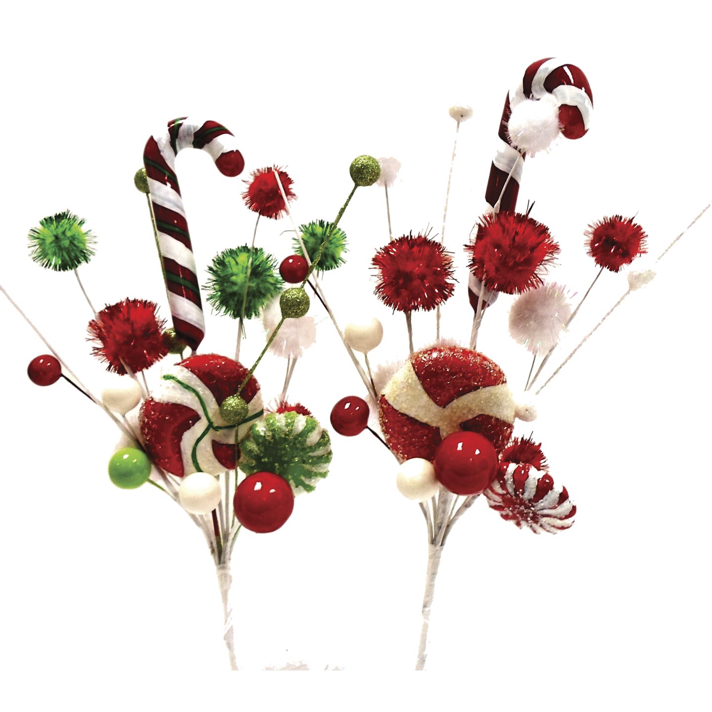 Christmas Candy Pick: 11 inches, 2 Assorted Styles - Walmart.com - Walmart.com
