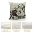 thumbnail image 4 of COMIO Monstera Decorative Throw Pillow Case, Abstract Modern Minimalist Watercolor Floral Arrangement Neutral Tones, Cushion Cover for Couch Living Room Car, Pale Sage Green Blush, 4 of 5
