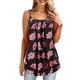 thumbnail image 1 of Minnieouse Camiseta sin mangas con tirantes de verano con estampado suelto para mujer Camisetas sin mangas cártamo S Minnieouse AP001915-25, 1 of 4