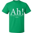 thumbnail image 2 of OXI T-Shirt - Ah The Element of Surprise, Basic Casual T-Shirt for Men's and Women Fleece T-Shirt Short Sleeve - Irish Green Small, 2 of 3