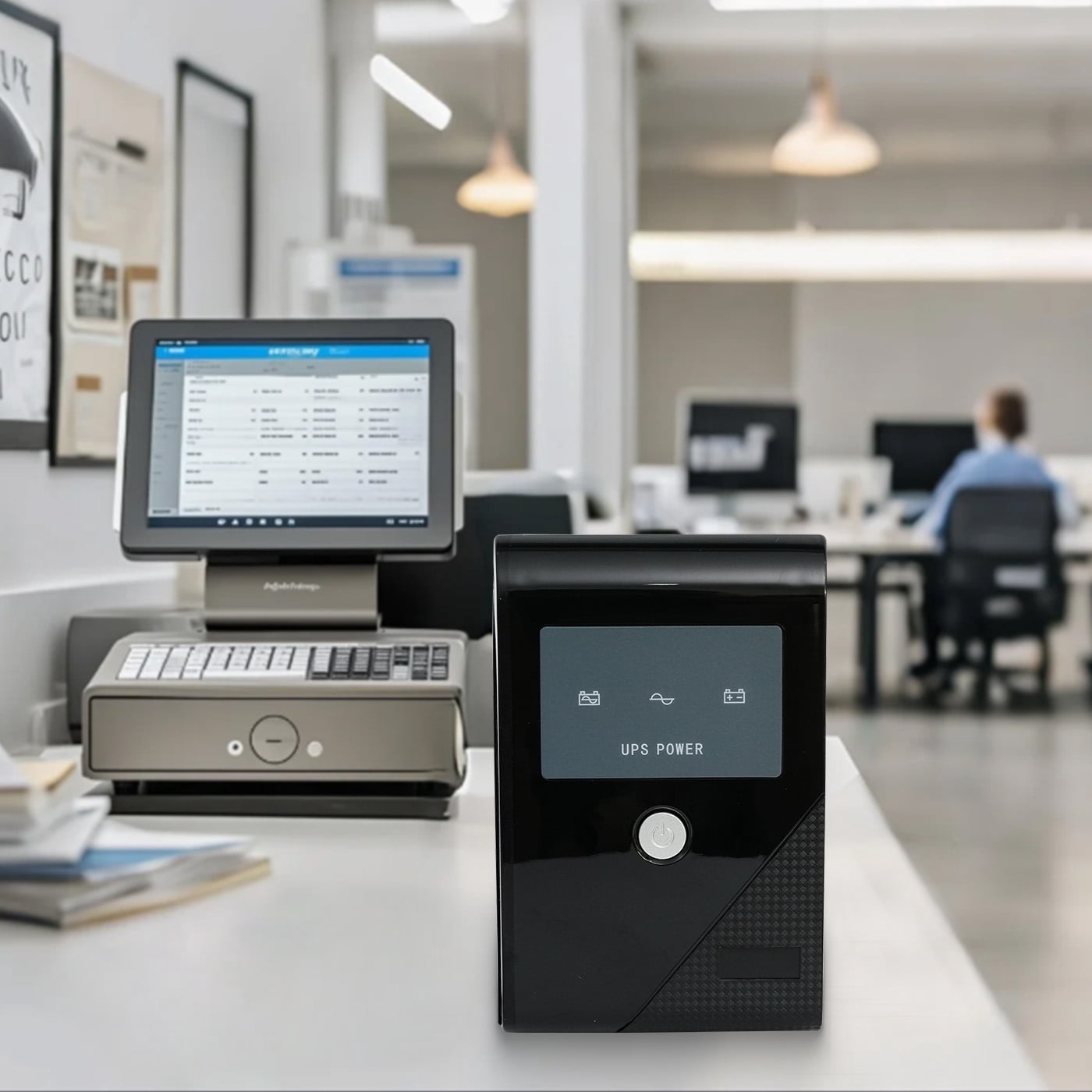 BAOKALER UPS 500VA Battery Backup, Power Backup Battery