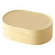 thumbnail image 1 of Inteprter Caja de jabón, suministros de viaje, almacenamiento de marco compacto, Camping, senderismo, ahorro de espacios, contenedor de jabones, Almacenamiento y organización del hogar Amarillo, 1 of 6