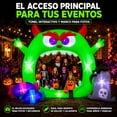 thumbnail image 3 of Inflable Halloween Arco Monstruo Gigante 3.66m Luz Led Verde, 3 of 8